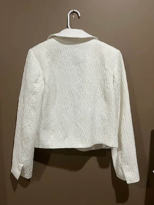 ZARA White Blazer - Image 3