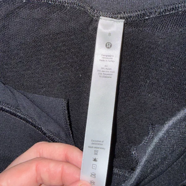Lululemon Engineered Warmth Jogger
Black‎ / Black size 8 - Image 4