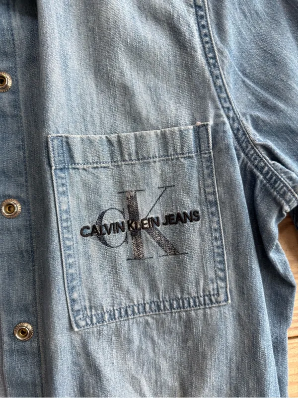 Calvin Klein Jeans Denim Shirt size small - Image 3