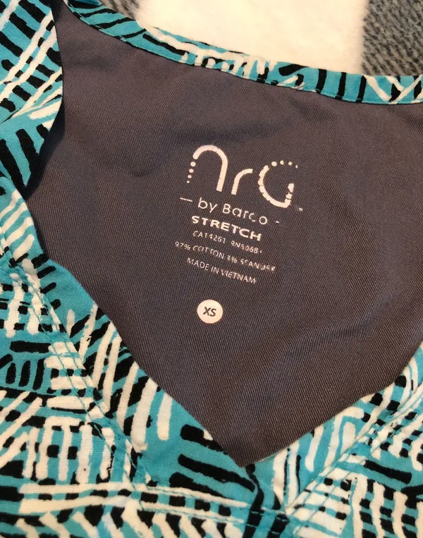 Scrub Top Blue Size XS - Image 3