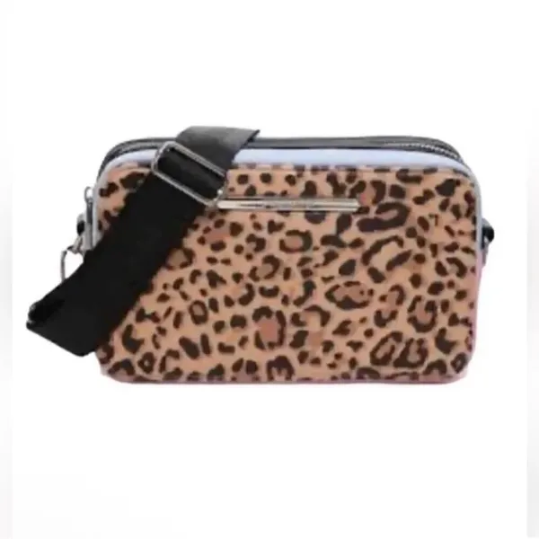 Steve Madden Color-block Pink & Brown Crossbody Bag - Image 3