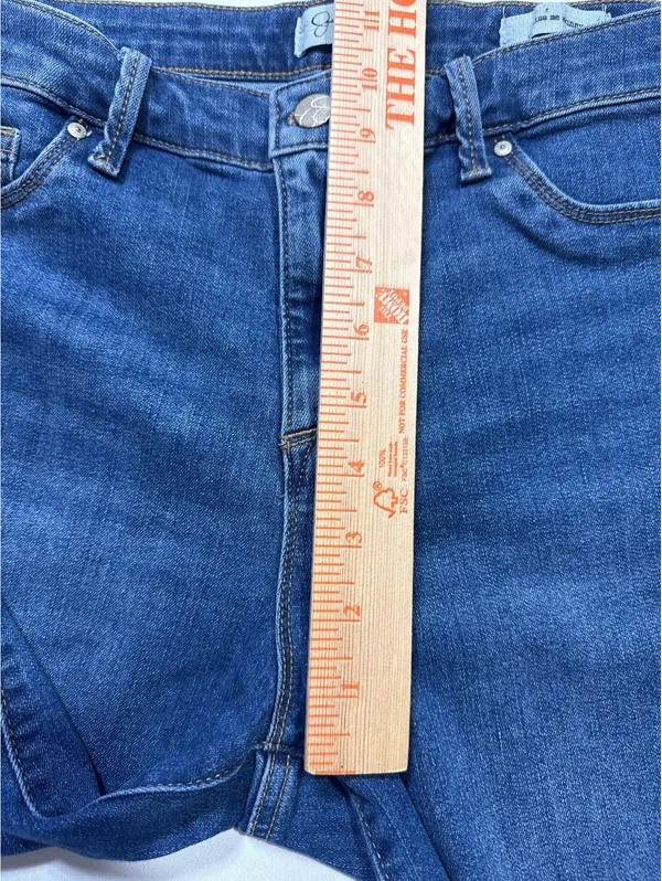 Jessica Simpson Kiss Me Skinny Blue Denim Jeans Size 14/32 - Image 4