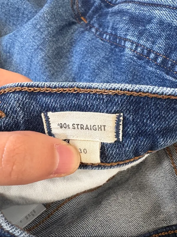 Madewell The '90s Straight Jean Comfort Stretch Barlow Wash Size 30 - Image 9