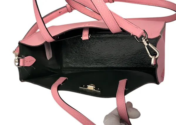 Sam Medium Satchel Rococo Pink Leather - Image 7