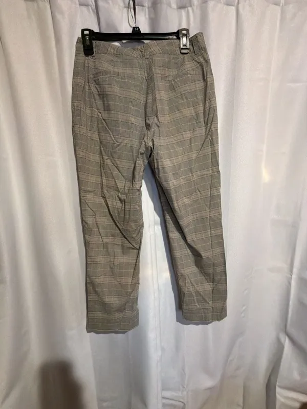 Banana Republic Stretch Women's Plaid Ankle Pants Size 6 - Image 3
