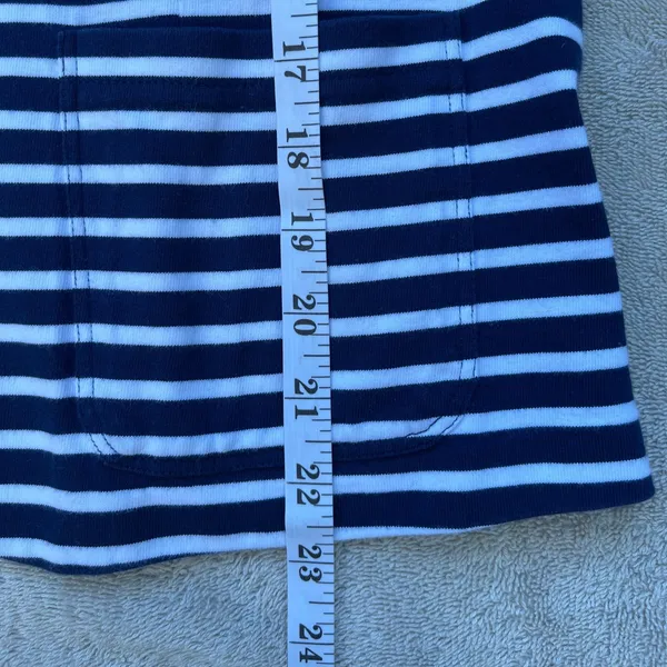 Ralph Lauren Blue and White Striped cotton Blazer preppy coastal nautical - Image 8