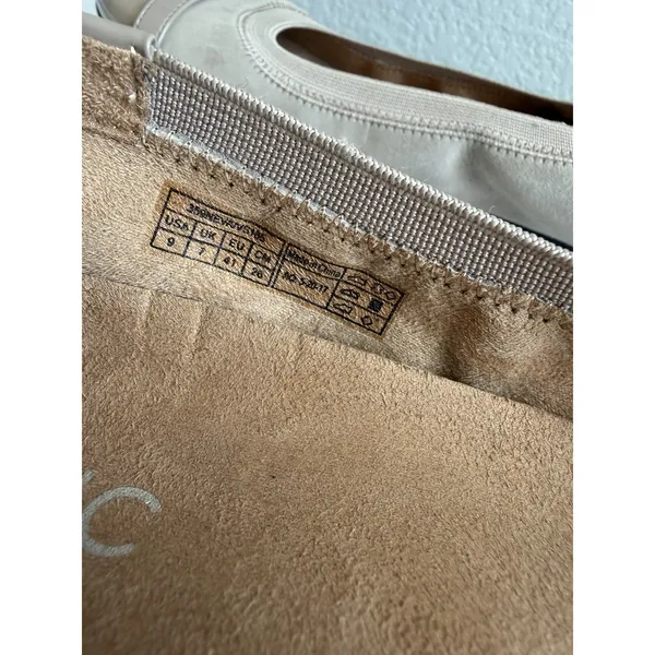 Vionic Neva Women's US 9 Taupe Suede Patent Cap Toe Buckle Ballet Flats - Image 9