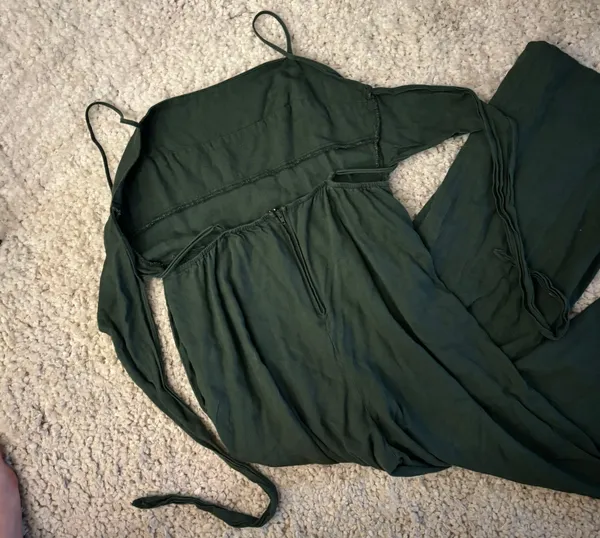 Francesca's Mi Ami Linen Jumpsuit - Image 2