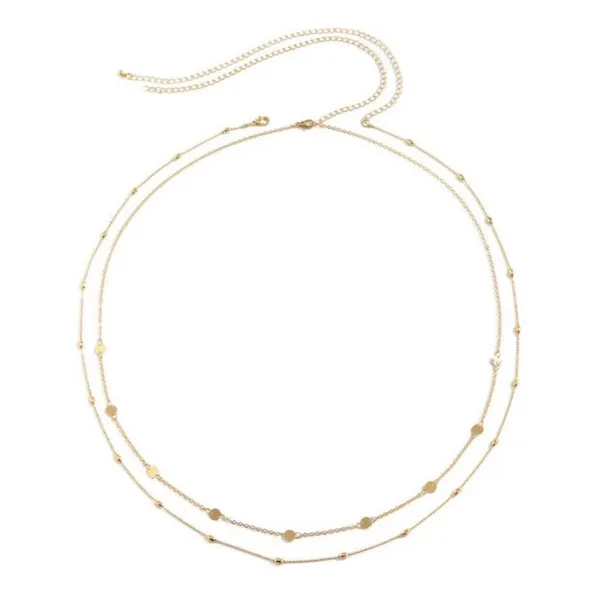 14K Gold Plated Belly Chain Adjustable Layered Chain for Women Sexy Waist Chain - Image 4