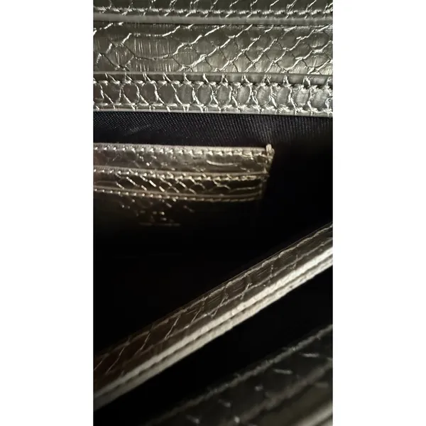Zara Mini Clutch Shoulder Bag Metal Chain Strap Y2K Purse Mini Baguette Bag - Image 9