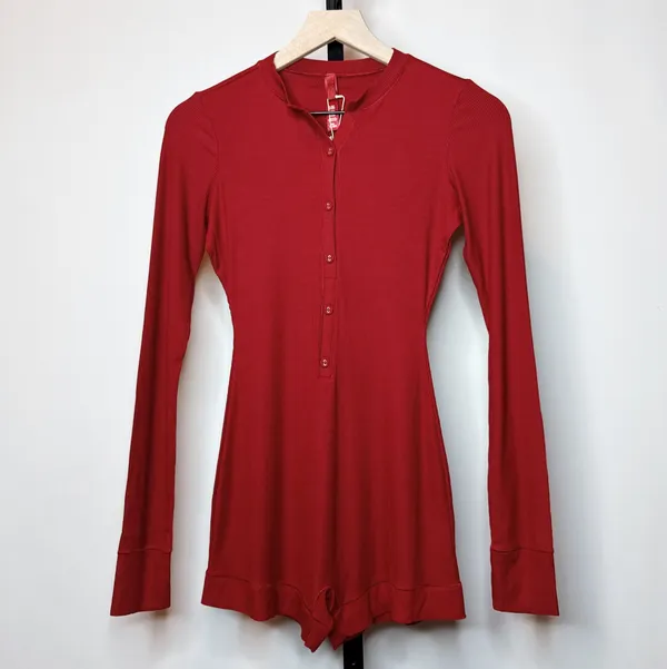 NWT Skims Soft Lounge Henley Onesie - Image 2