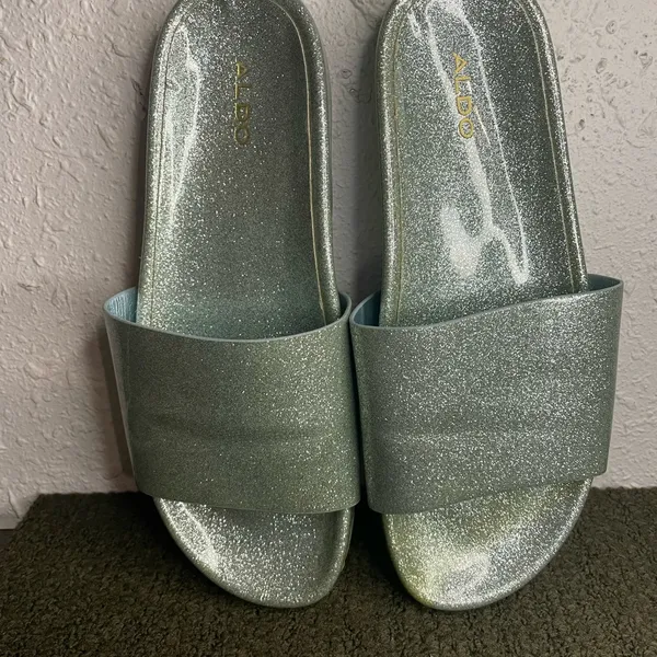 Aldo Metallic Glitter Women's Sandals - Image 2