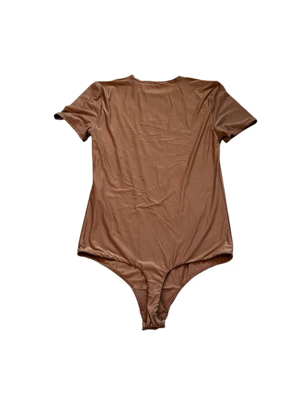 Aerie Smoothez Short Sleeve Bodysuit Buttery Soft Silky Smooth Top Minimalist - Image 5