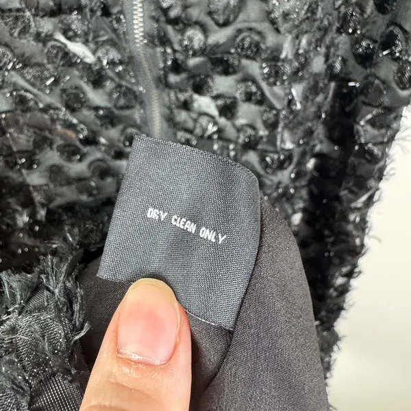 NWT W118 by Walter Baker Prya Dress Size XS Black‎ Polka Dot Puff Sleeve Party - Image 7