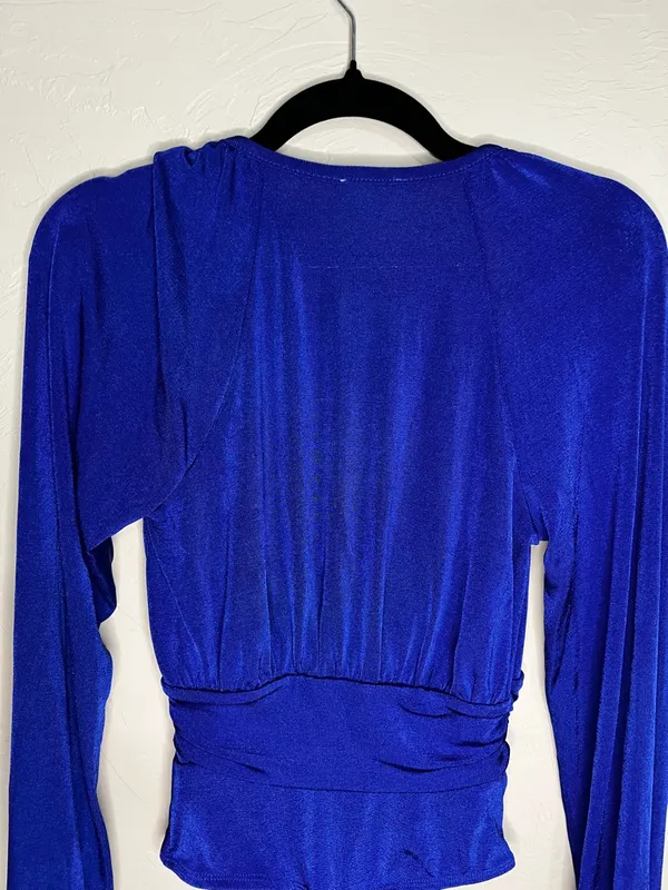 Intimately Free People Revolve In Your Arms Royal Blue Thong‎ Bodysuit - Image 9