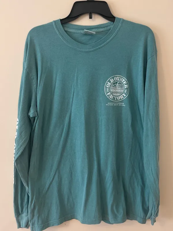 The Old Oyster Factory Hilton Head Island Comfort Colors Long Sleeve T Shirt - Image 4