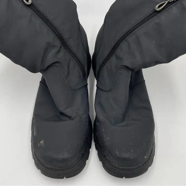 Easy Spirit Women's Satin Weather Resistant Boots Size 9 M Tall Side Zip Outdoor - Image 3