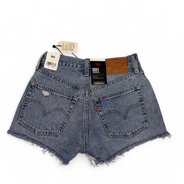 Levi's 501 Original Fit High Rise Shorts - Image 2