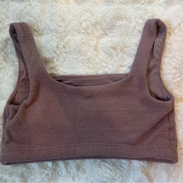 YITTY Women's Plush Brown Lounge Sports Bra Sz XXL/1X - Image 3