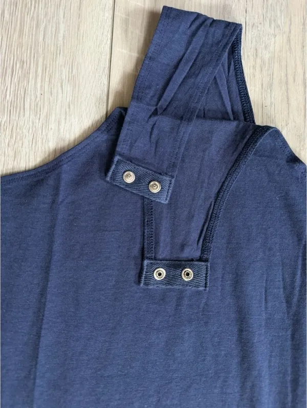 NWT- Double Zero Minimalistic Basic Square Neck Long Sleeve Bodysuit size large - Image 5