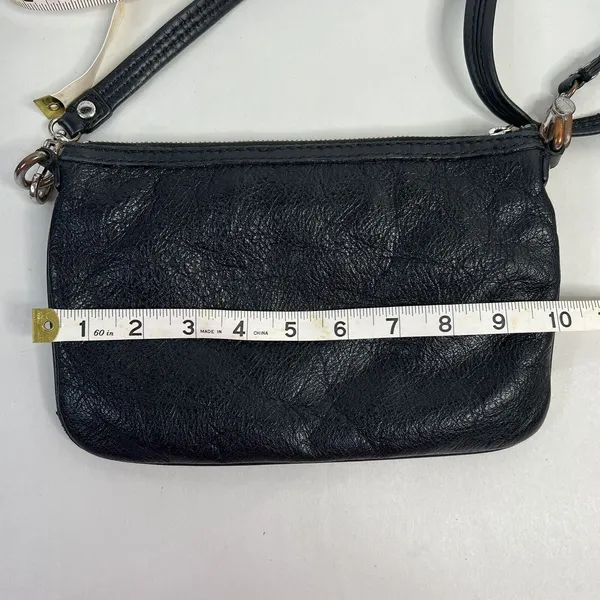 Marc By Marc Jacobs Black Pebbled Leather Adjustable Crossbody Messenger Bag - Image 15