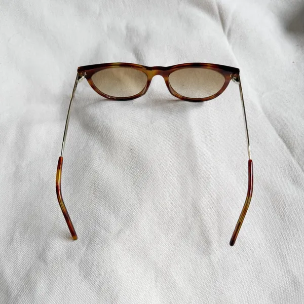 Saint Laurent Cat Eye Brown Havana Sunglasses - Image 4