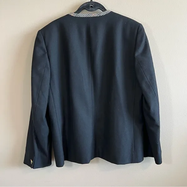 ✨‎ Pendleton Women’s Black 100% Wool Blazer 10 - Image 7