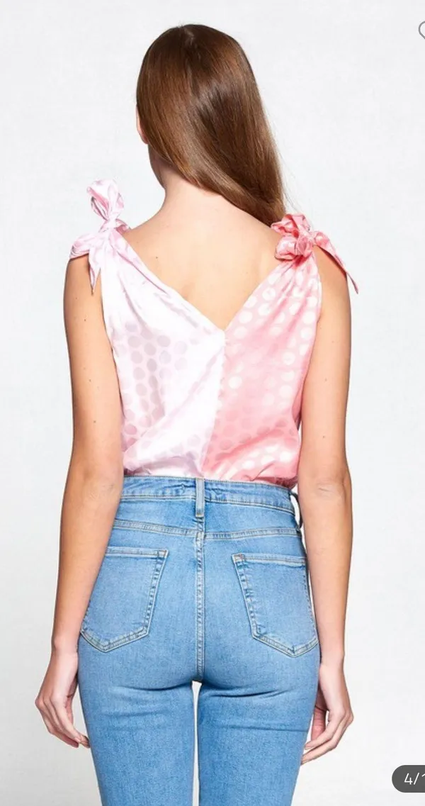 Pink Polka Dot Bodysuit  - Image 4