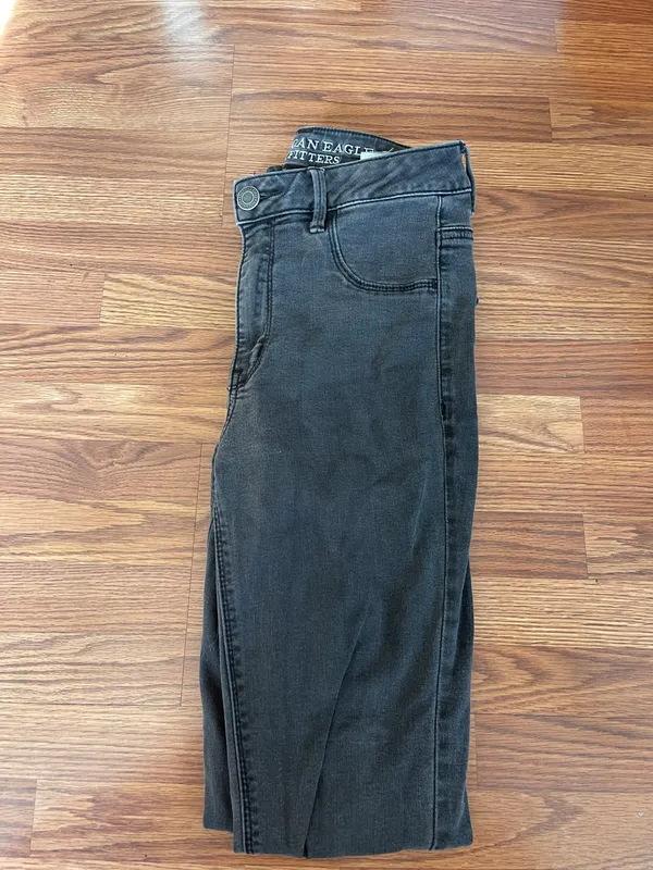 American Eagle Black X Long Jeans - Image 2