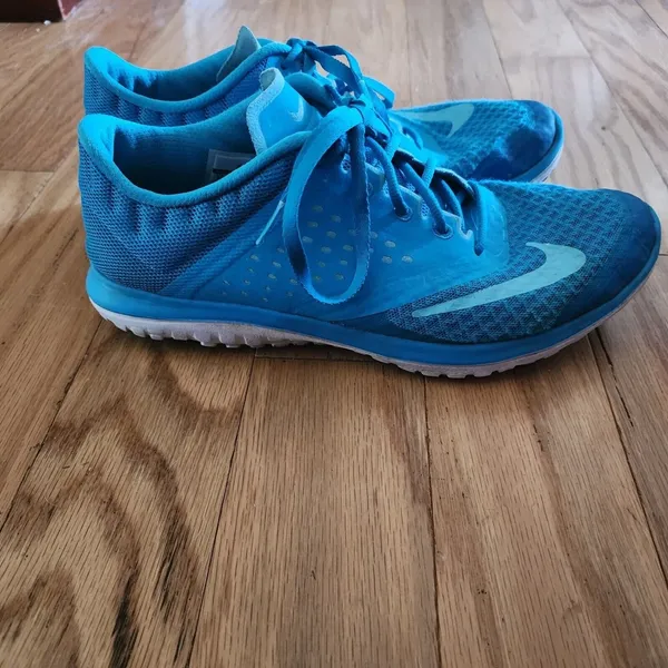 Nike Women's FS Lite‎ Run 2 Lace Up Running Sneaker Shoes Size 7.5 Blue Lagoon - Image 3