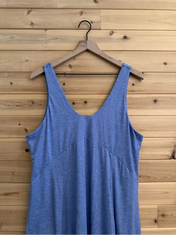 Halara XL U Neck Flowy Maxi Casual Tank Dress Stretchy Slit Beach Athleisure - Image 6