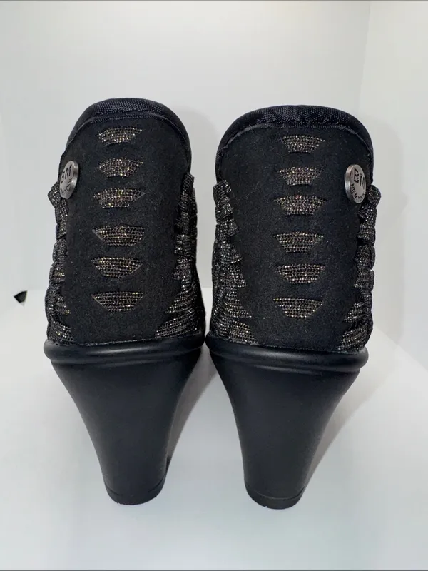 Bernie Mev Chesca Woven Knit Bootie Heel Women’s EU 36 US 5 - Image 6