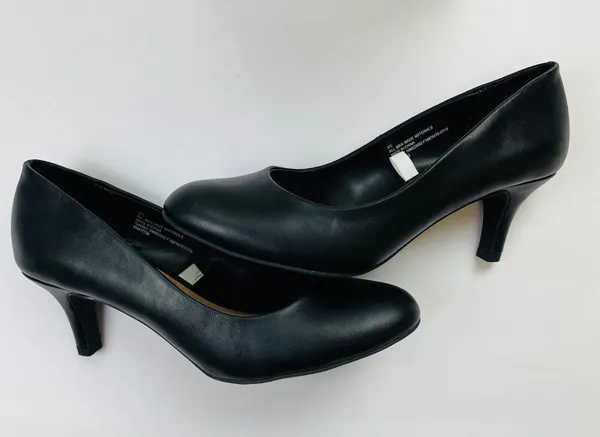 A New Day Women's Jinny Round Toe Heeled Pumps – Black Size 6.5 - Image 4