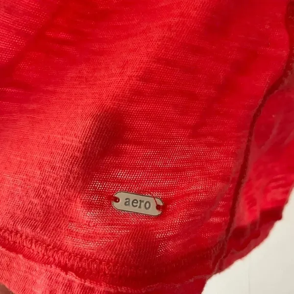 Orange Aéropostale Lace Trim Tank Top‎ - Image 3