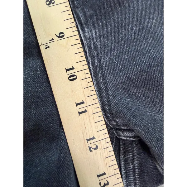 Everlane The Curvy Cheeky Jean 32 Ankle Washed Charcoal Stretch Comfort Cotton - Image 7