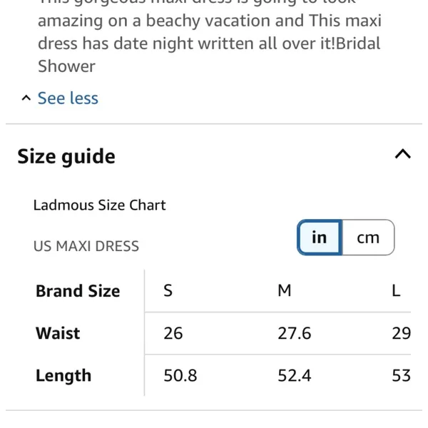 Ladmous Women’s V-Neck Lace Wedding Bridesmaid Evening Maxi Dress Size Medium - Image 5