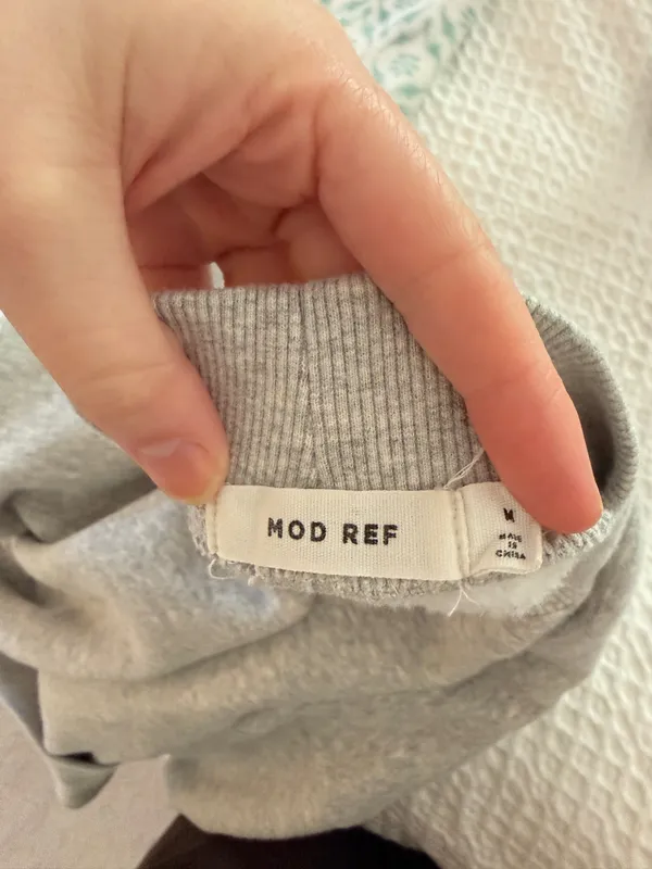 Grey Mockneck Sweatshirt - Image 5