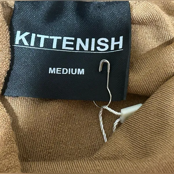 ✨Kittenish Brown Terry Cloth Angelica Cropped Tank NWT - Image 3