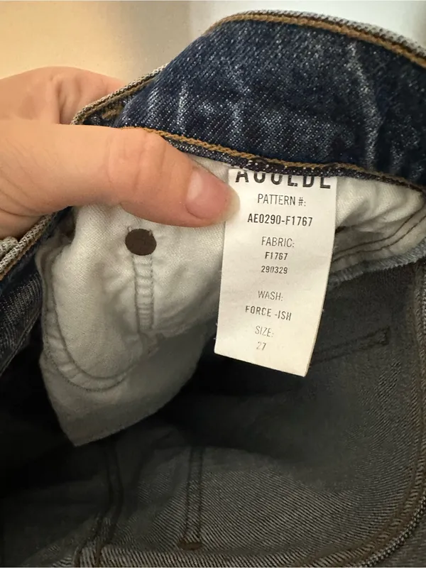 NWOT Agolde baby flare stretch jeans 27 - Image 5