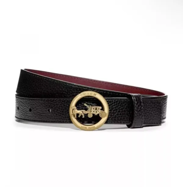 coach Horse And Carriage Buckle Belt f78181 size s m - Image 4