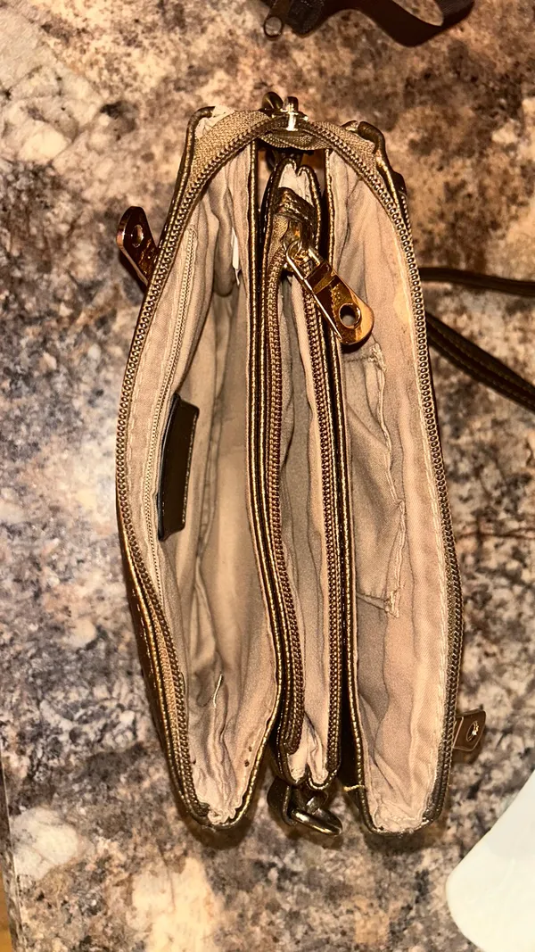 Gold purse Brown - Image 2