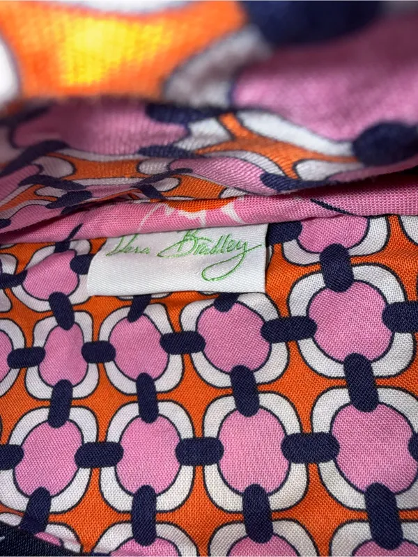 Vera Bradley Pink ‘She Loves Me’ Sunflower Quilted Shoulder Bag - Image 4