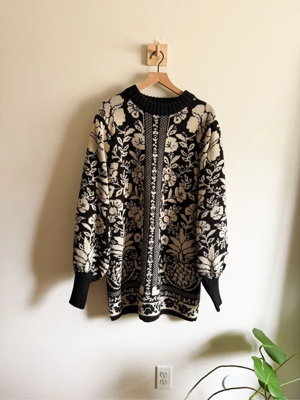 Farm Rio Pineapple Garden Mini Knit Dress Size XL - Image 3