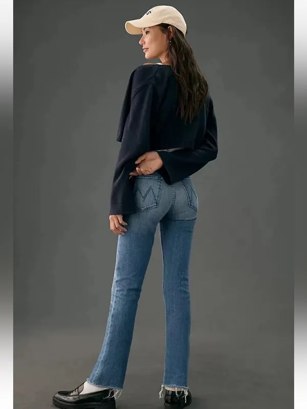 Mother The Tomcat Ankle Fray Jeans in From Out of Town - Image 3