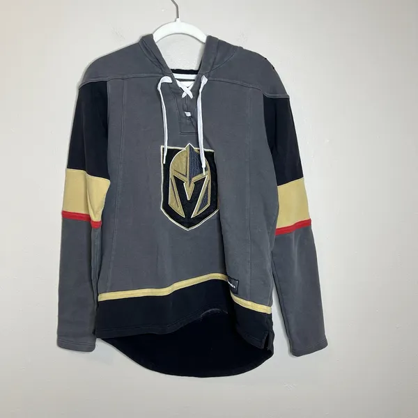 Vegas Golden Knights Hoodie Large Fanatics Franchise Pullover NHL‎ Sweatshirt - Image 2