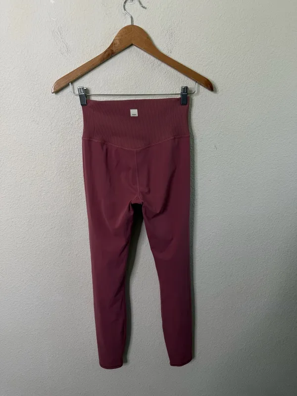 Vuori Women's Rib Studio Legging VW428 Terracotta Womens‎ Size S - Image 6