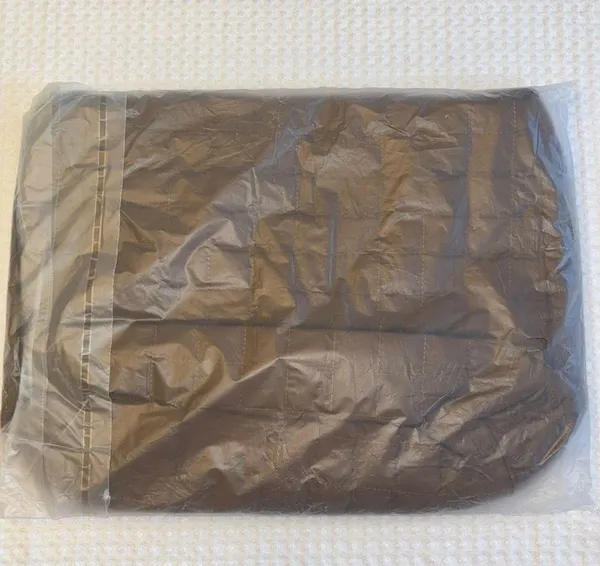 NEW! Brown Quilted Tote Bag Lightweight Nylon Oversized Active Boho Streetwear - Image 13