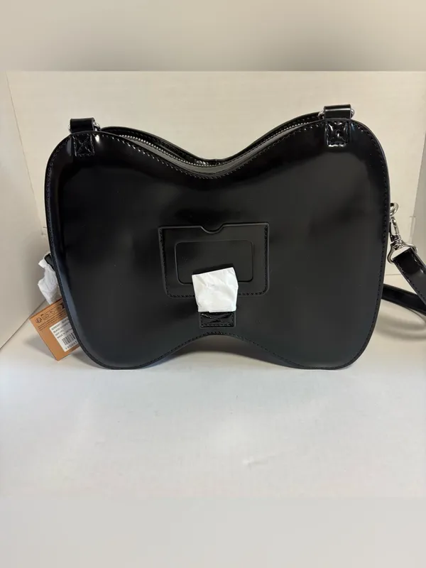 Dr. Martens NWT Vegan Bow Bag Black Goth Punk Y2K Backpack Crossbody Grunge - Image 4