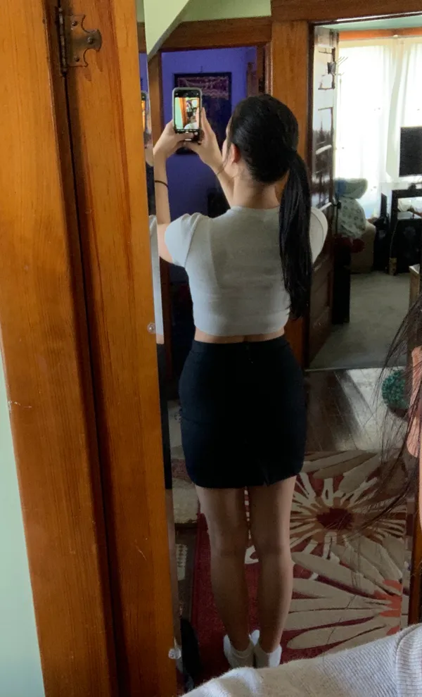 Black Mini Skirt - Image 3
