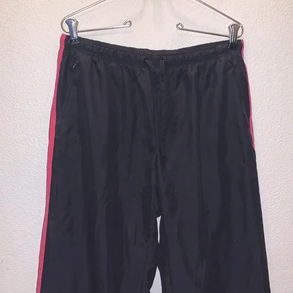Tek Gear black pink side stripes mesh lined athletic pants - Image 2
